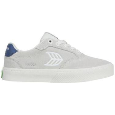 Imagem de Tênis Cariuma Naioca White Suede Off White Blue F-Unissex