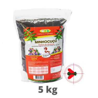 Imagem de Minhocuçu Húmus De Minhoca Fert Organico Ecocert - 5 Kg
