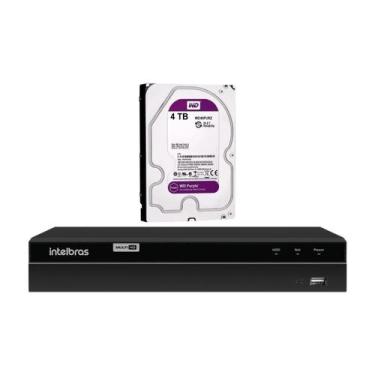Imagem de DVR Intelbras 8 Canais Full HD 1080p com HD 4TB  Gravador de Vídeo MHD