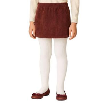 Imagem de Meia Calça Infantil Fio 70 Selene, M, Branco