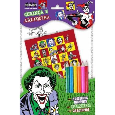 Imagem de Coringa e Arlequina - Diversão Para Colorir