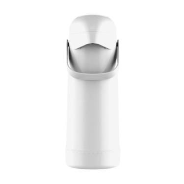 Imagem de Garrafa Térmica Magic Pump Termolar Branca 1 Litro, 1L, Branco