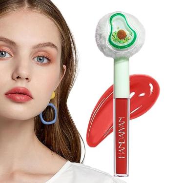 Imagem de Esmalte labial fosco aveludado,2ml Matte Lip Balm Mulheres Batom Maquiagem - Batom profissional de alta pigmentação, batom de longa duração, cosméticos de beleza para mulheres, presentes de Pinnkl