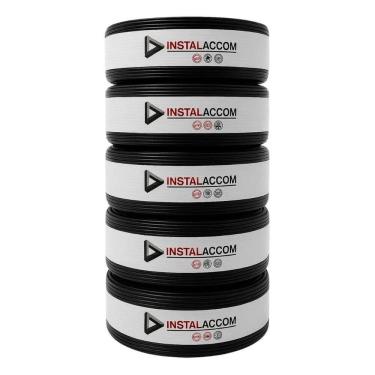 Imagem de Preto Fio Elétrico Cabo Flexível 2,5Mm Rolo 100 Metros