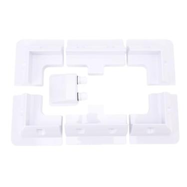 Imagem de Acouto Painel Solar Kit De Montagem ABS Canto Suportes, Plástico ABS De Alta Resistência, Caixa De Junção De Furo Duplo, RVs, Veículos, Galpões, Garagens Com Deck De Barcos