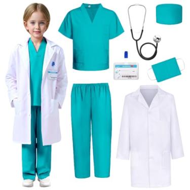 Imagem de GZ-LAOPAITOU Fantasia de médico para crianças