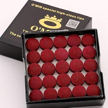 Imagem de Sola Taco Sinuca Bilhar Omin Red Média 10 mm (caixa 50 und)