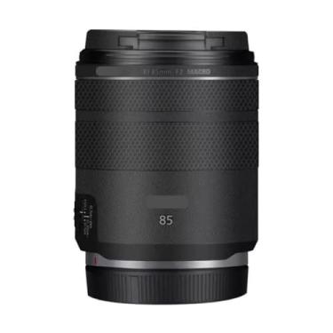 Imagem de 85 2 Adesivo antiarranhões para lentes de câmera Canon RF 85 mm F2 Coat Vinyl Protective Film Decalques (couro preto)