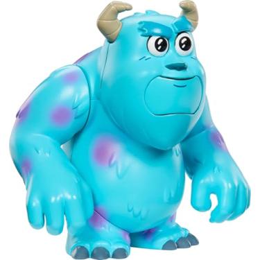 Imagem de Disney Pixar Sulley Monsters Inc. Click Figs Action Toy, James P. Sullivan Movie Toy with Pop-Up Move