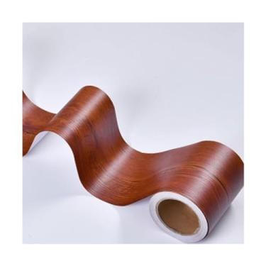 Imagem de TsoLay Adesivo de parede autoadesivo de 10 m, papel de parede com borda de PVC, impermeável, adesivo de borda de papel de parede para casa, escritório, hotel, decoração DIY