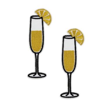 Imagem de Remendos bordados para coquetel Mimosa de 7,5 cm