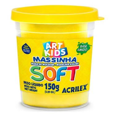 Imagem de Massa modelar 150g amarelo Acrilex