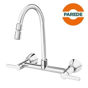 Imagem de Torneira Misturador para Cozinha Docol Gali Parede, Cromado - 00801206
