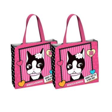 Imagem de Kit Com 2 Unidades Sacola Ecológica Rebecca Bonbon RB original 