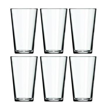 Imagem de Copo Cairo 350ml Vidro Resistente Suco Agua Nadir - 6Un - NADIR FIGUER