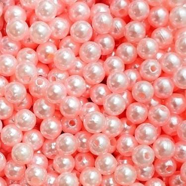 Imagem de PÉROLA DE ABS LISA Nº 06 20G PEROLA 6 MM - LADEIRA BIJUTERIAS, PÊSSEGO