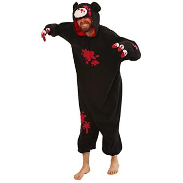 Imagem de Gloomy Bear Kigurumi – Fantasia de adulto, Preto, One Size