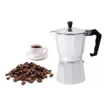 Imagem de Cafeteira Italiana Manual Alumínio 6 Xícaras - MARKELK 
