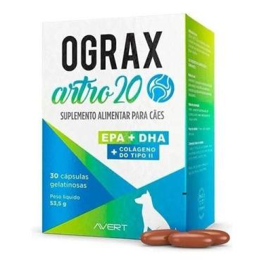 Imagem de Ograx Artro 20 Suplemento Nutri Para Cães Gatos 30 Cápsulas