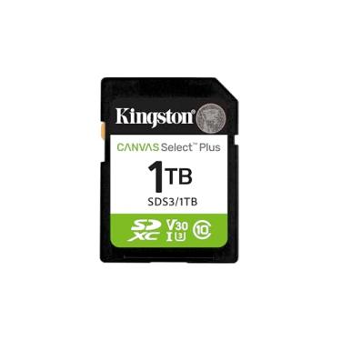 Imagem de Kingston Canvas Select Plus SD cartão de memória 1TB SDXC Gen3 150MB/s C10 UHS-I U3 V30 - SDS3/1TB