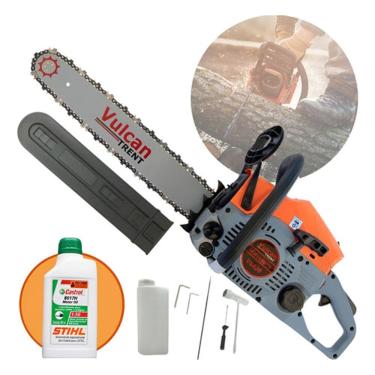 Imagem de Motosserra Vulcan Trent Vs620 4hp P/ Desdobra E Corte + Óleo Stihl