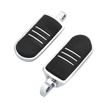 Imagem de Protetores De Motor Angulados Cromados Para Harley Electra Glide Road 