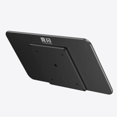 Imagem de JINRAIKO Suporte VESA para carregamento sem fio para iPad Pro 12.9, iPad Air 13 M2 apenas, suporte magnético para iPad Pro 12,9 3º/4º/5º/6º. Cabo USB C curvo de 1,6 m,