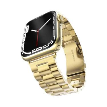 Imagem de Pulseira De Aço Inoxidável De 46mm 49mm Para Apple Watch Ultra, Bracel