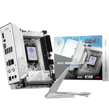 Imagem de MSI Placa mãe MPG B860I Edge TI WiFi (suporta processadores Intel Core Ultra Series 2, LGA 1851, DDR5, PCIe 5.0, M.2, LAN de 2,5 Gbps, USB 3.2 Gen2, HDMI/DP, Wi-Fi 6E, Bluetooth 5.3, ATX)