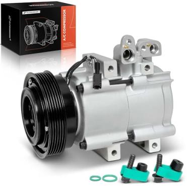 Imagem de A-Premium Compressor de ar condicionado AC com embreagem compatível com Hyundai Tucson 2.7L 2006-2009, com código de compressor Halla HCC