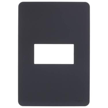 Imagem de Placa 4x2 1 Posto Stellar Black Orion - S730101294 - SCHNEIDER