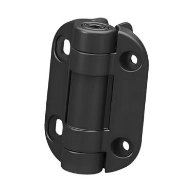 Imagem de predolo Dobradiça de porta automática de nylon com fechamento automático, dobradiças silenciosas para portão de cerca, substitui portas dianteiras e traseiras