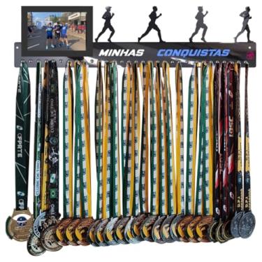 Imagem de Porta Medalhas Corrida de Rua Masculino 60cm Comprimento
