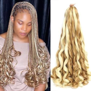 Imagem de Braiding Hair conrora French Curly de 24 polegadas, 8 pacotes sintétic