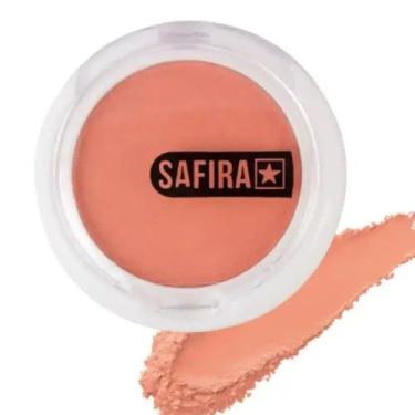 Imagem de Blush em Pó Compacto Linha Basic Safira Cosméticos 2g Nº 03