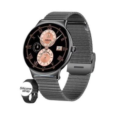 Imagem de Relógio Inteligente Feminino Ultra Fino Com Tela Amoled De 1.43" Moda 