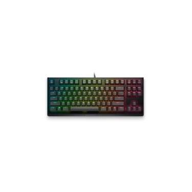 Imagem de Teclado Mecânico Gamer Dell Alienware AW420K, RGB, TKL, Cherry MX Vermelho, USB, Preto - 580-BBJZ