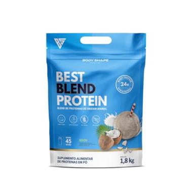 Imagem de Whey Protein Body Shape Best Blend Concentrado e Hidrolisado Sem Soja 1.8kg (Coco)