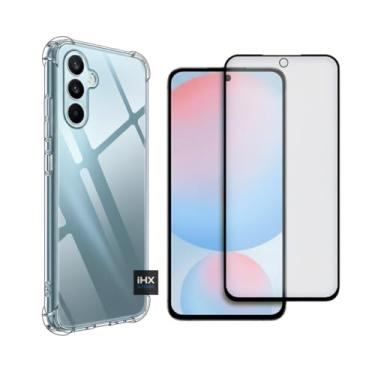 Imagem de [KIT] Capa Capinha Anti-Impacto Premium Transparente + Película de Cerâmica 9D ou Privacidade 3D para Samsung S24 FE (Capa + Película Cerâmica 9D)