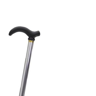 Imagem de Bengala, Bengala para Idosos Ortopédica Ajustável Alumínio Leve Cajado para Caminhada Bengalas Anatômica Antiderrapante(PRATA AÇO INOX)