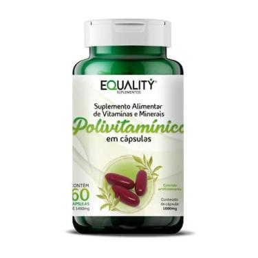 Imagem de Polivitamínico 1000mg Pote 60 Cápsulas em Softgel - Equality Suplement