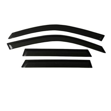 Imagem de GRJQRKHZ Defletor de janela lateral de carro para MERC&edes B & ENZ C-Class W202 Wagon 1996-2000 Viseira de porta Weathershied proteção contra vento sol chuva protetores de janela lateral defletores