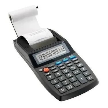 Imagem de Calculadora Bobina Mesa Eletrônica Impressora 12 Dígitos - MA 5111