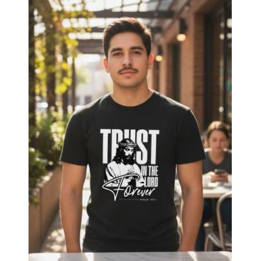Imagem de Camiseta Masculina Religião Gospel Cristã Fé Evangélica - Evangélica J