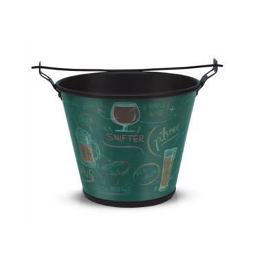 Imagem de Balde para Cerveja em Alumínio 5L To Beer Happy - Alumiart Falcão
