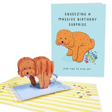 Imagem de CENTRAL 23 Cartões pop-up de aniversário para cães - Squeezing Massive Surprise Cartões de felicitações Popup - Presentes exclusivos para mãe de pelo pai donos de animais de estimação - Cartão de