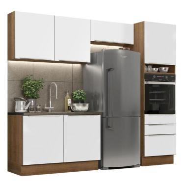 Imagem de Cozinha Completa Madesa Lux 260005 Com Armário E Balcão