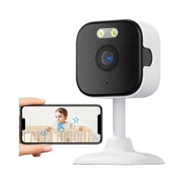 Imagem de Câmera Mini Wifi Interna Para Bebês 5MP Com Zoom Digital 5X Visão Notu