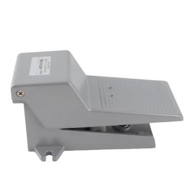 Imagem de Peças mecânicas válvula de pé Pedal de alumínio direcional de 2 posições e 5 vias com trava de tampa Ferramenta pneumática durável para automação industrial e projetos de