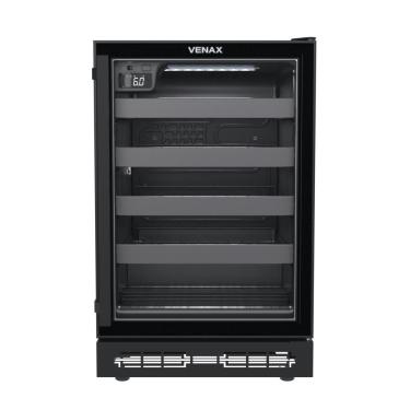 Imagem de Adega de Vinhos de Embutir Venax 24 Garrafas Preto 127V